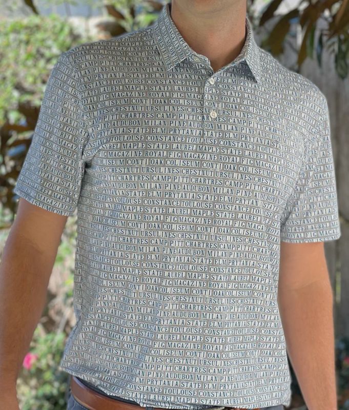 Street Tile Performance Polo Style Shirt