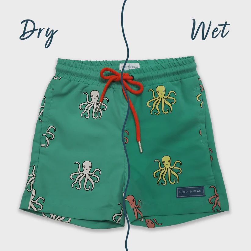 Boys Swimsuit, Style: Octopus, Size: 2/3