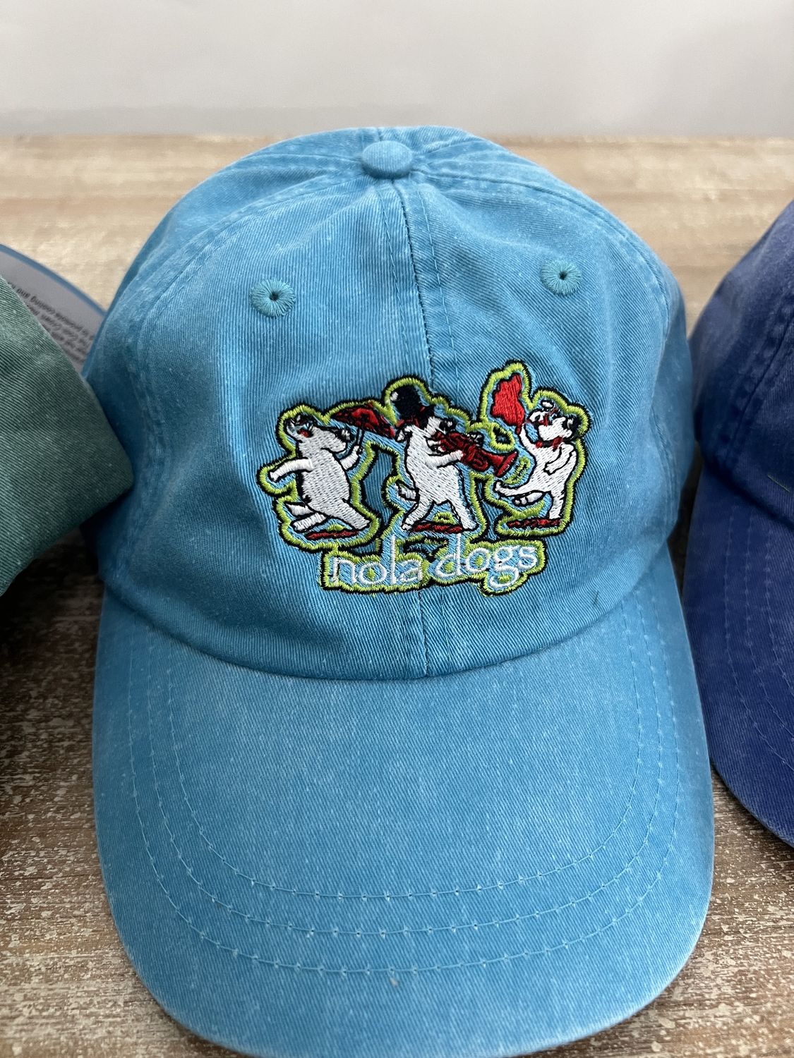 NOLA Dogs Baseball Cap, Color: Caribbean Blue