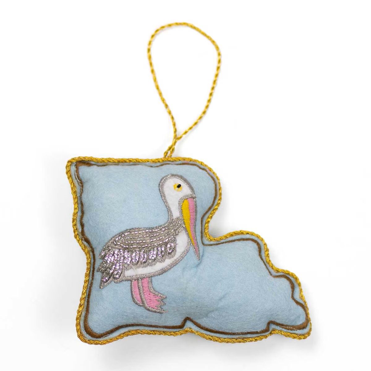 Louisiana Pelican Ornament