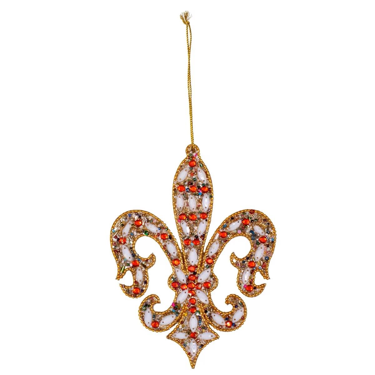 Vieux Fleur de Lis Ornament