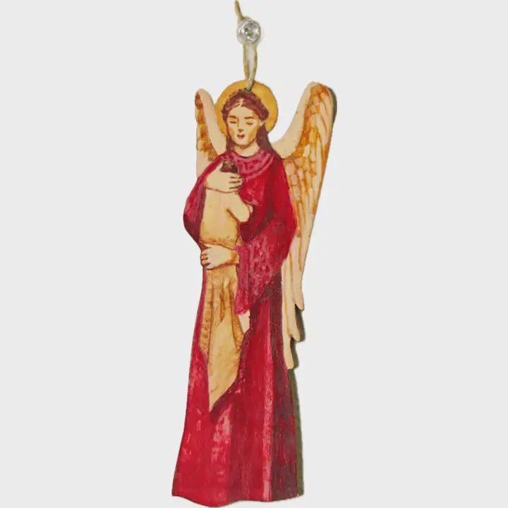 Angel of Compassion Cut Out Ornament
