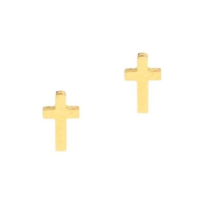 Mini Cross Stud Earrings