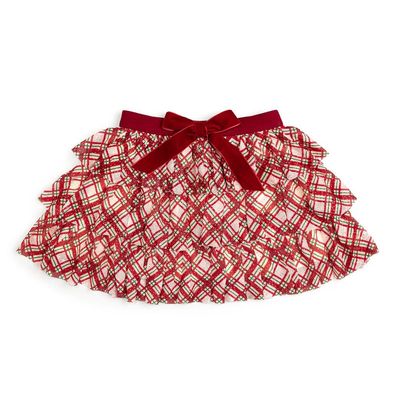 Christmas Plaid Tiered Tutu/Skirt