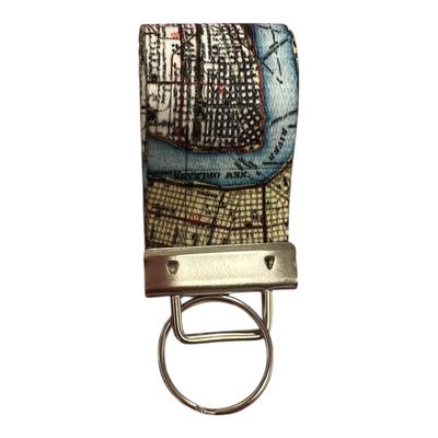NOLA Map Key Chain