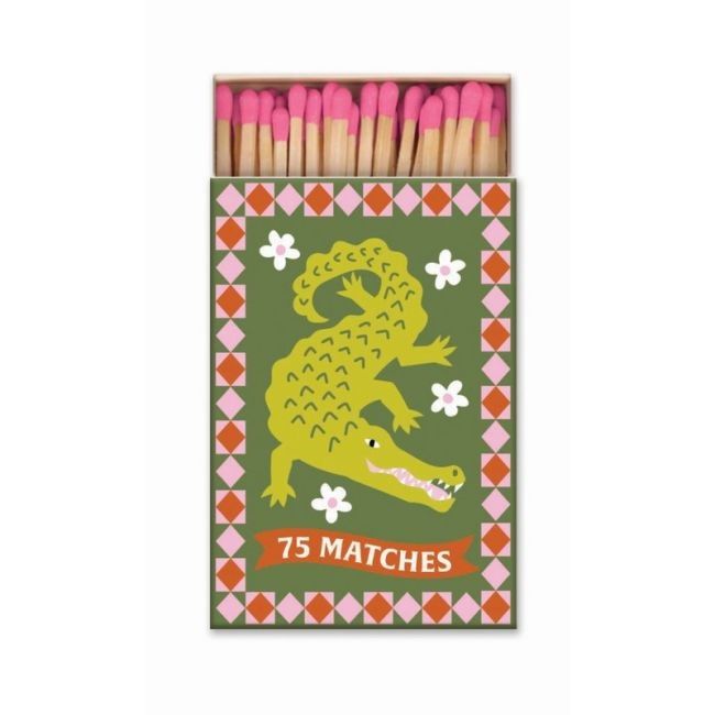 A Dopo Boxed Matches Crocodile Pink - 75 Matches