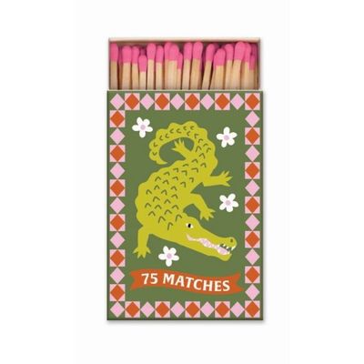 A Dopo Boxed Matches Crocodile Pink - 75 Matches