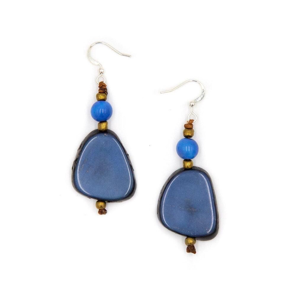 Alma Earrings, Color: Biscayne Bay