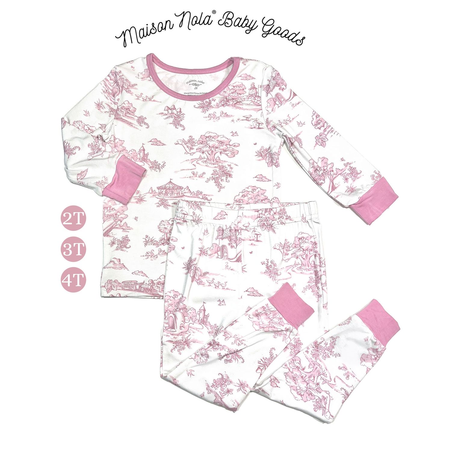 Storyland Toile 2 pc Pajama Set