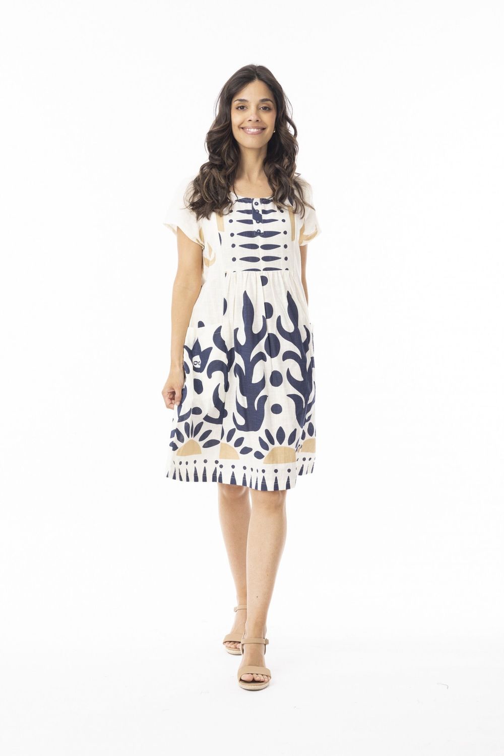 Nazca Dress Pockets, Size: X-Small