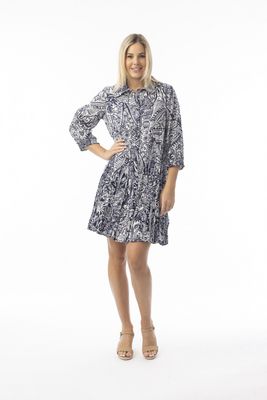 Aksharay Collar Dress