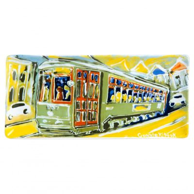 Ceramic Streetcar Tray - Rectangular