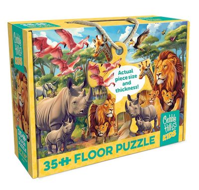 African Plains Floor Puzzle 35pc