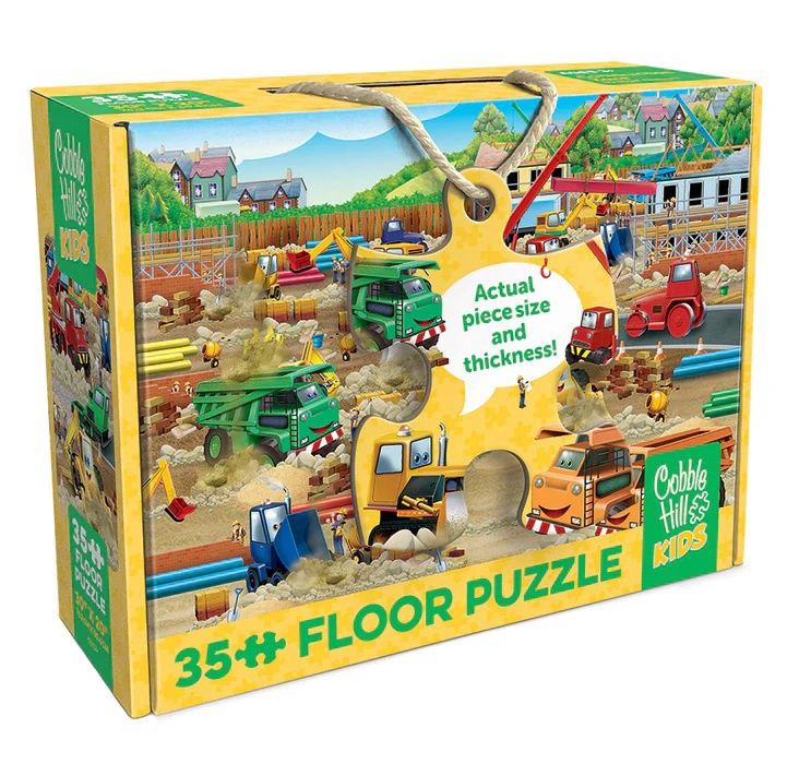 Construction Zone Floor Puzzle 35pc