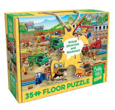 Construction Zone Floor Puzzle 35pc