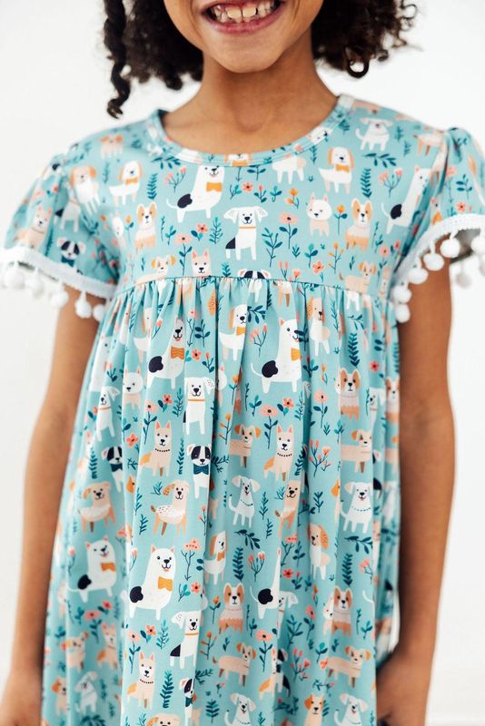 Furry Friends Pom Pom Dress