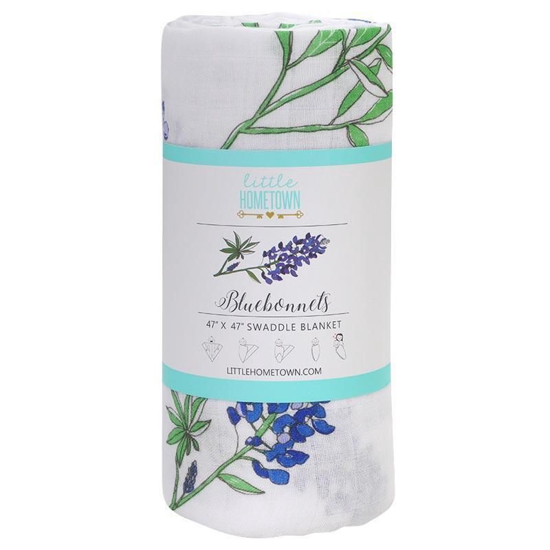 Bluebonnets Baby Swaddle