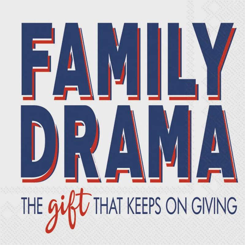 Family Drama Cocktail Napkins