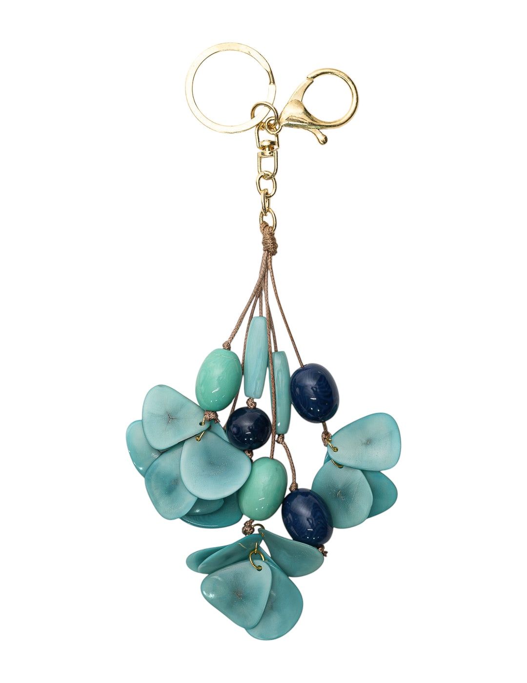 Blossom Bag Charm, Color: Azul