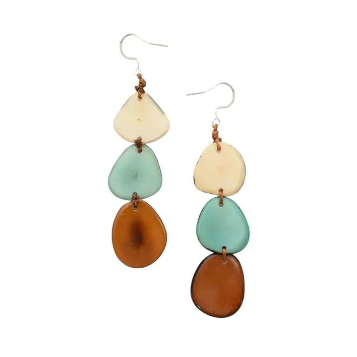Bali Earrings, Color: Celeste Combo