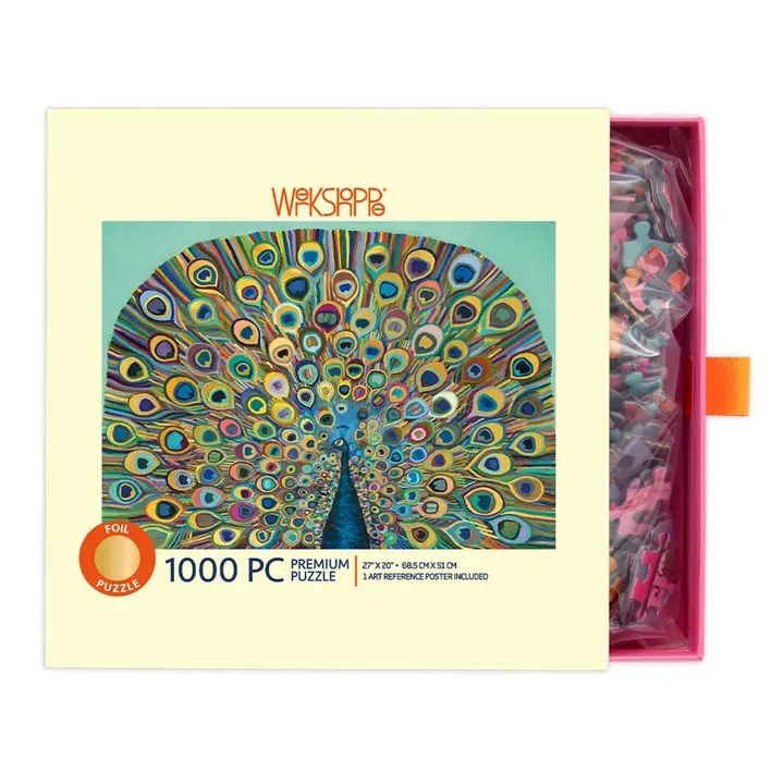 Peacock 1000 Pc Puzzle