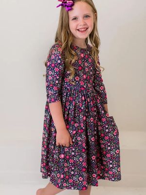 Flower Farm Pocket Twirl Dress