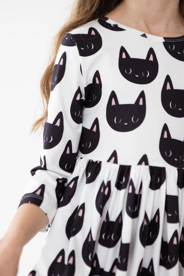 Purrfect  Pocket Twirl Dress, Size: 2T