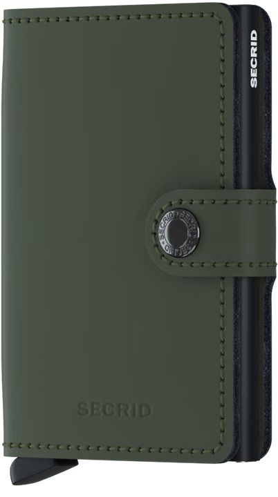 Miniwallet Matte, Color: Green/Black