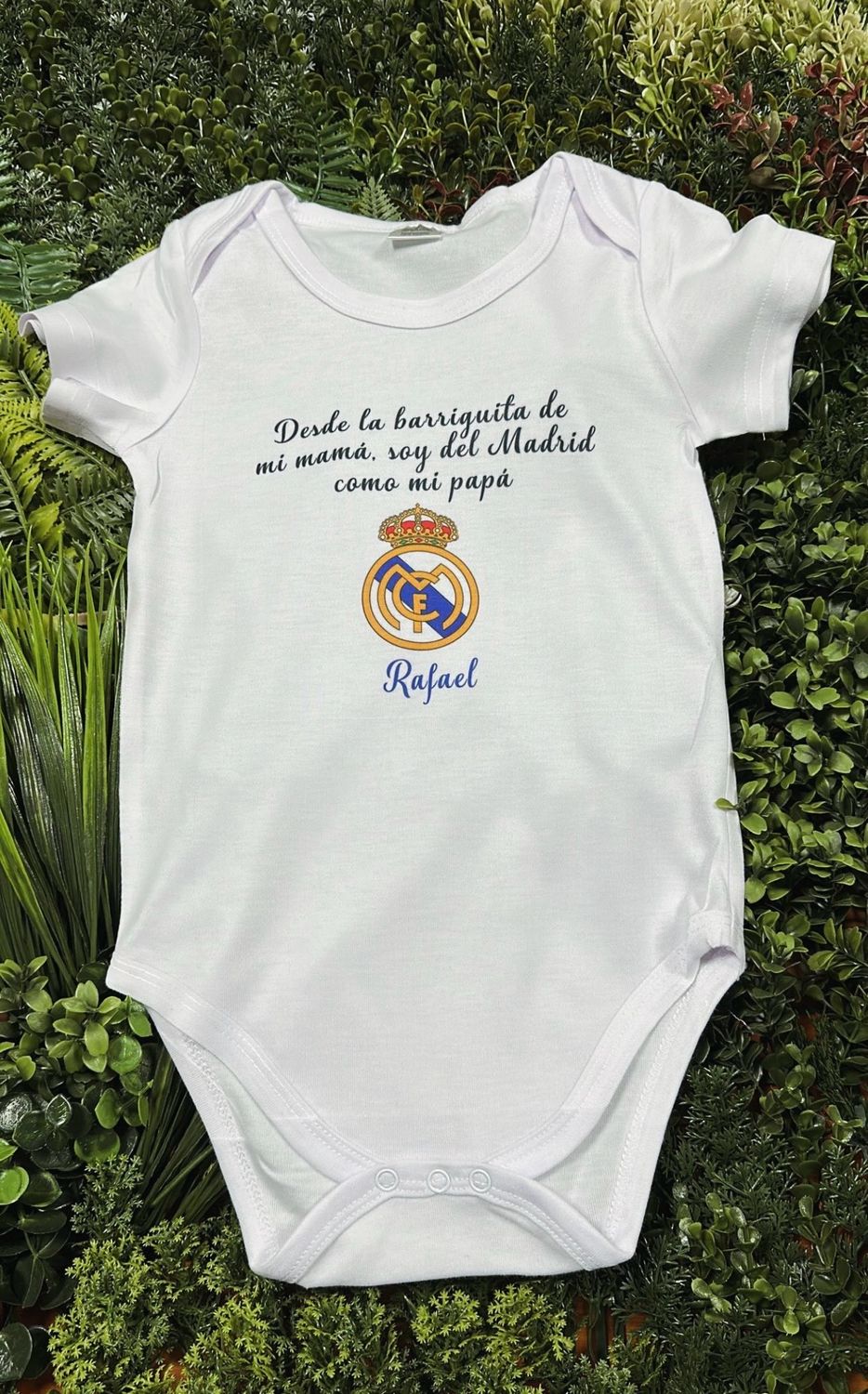 BODY PERSONALIZADO REAL MADRID