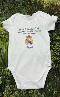 BODY PERSONALIZADO REAL MADRID