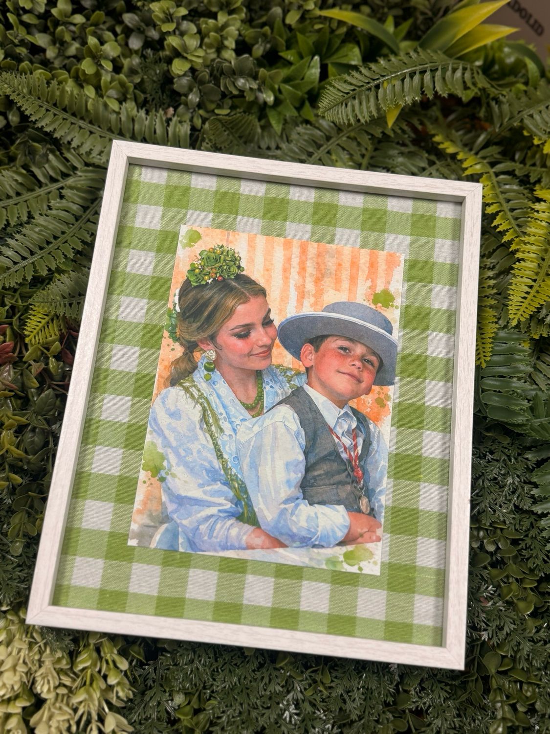 ILUSTRACIÓN ESTILO ACUARELA CON FONDO