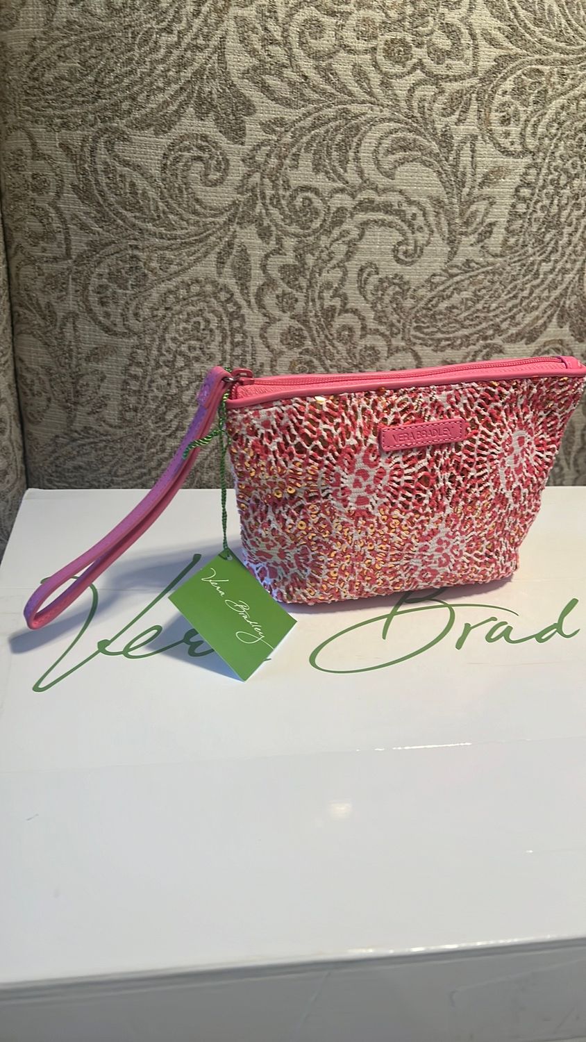 Vera Bradley Mesh Sequin Wristlet