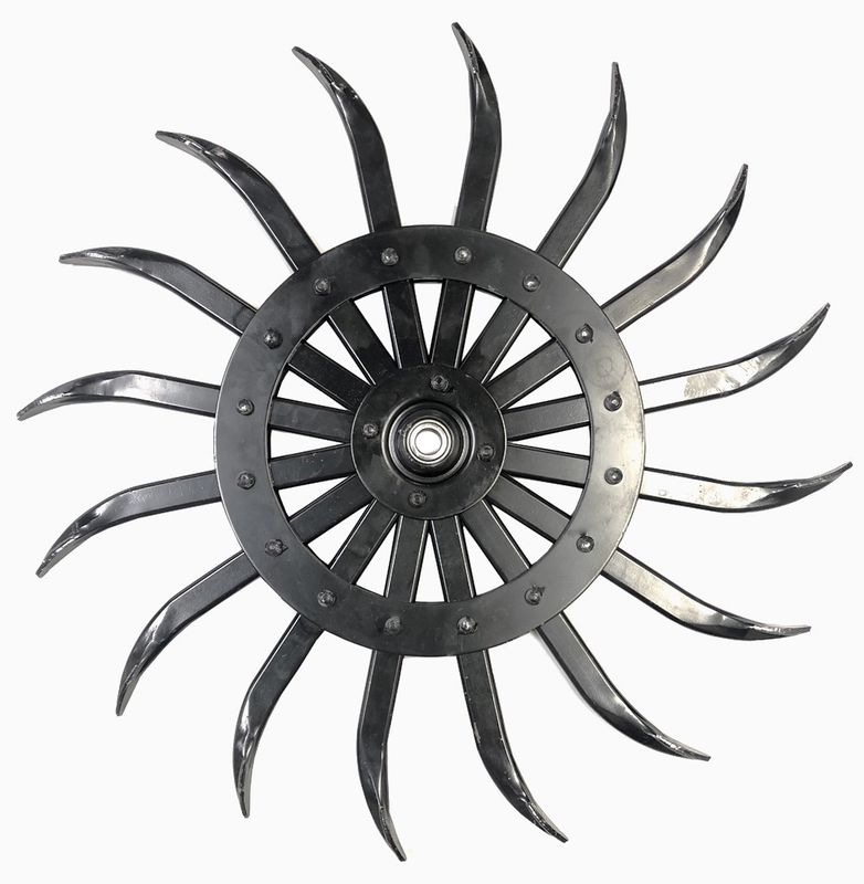 Rotary Hoe Wheel (Black)
