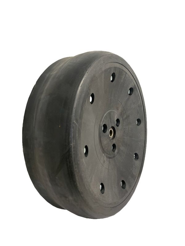 Gauge Wheel Assembly, 4.5" X 16", metal and nylon rim