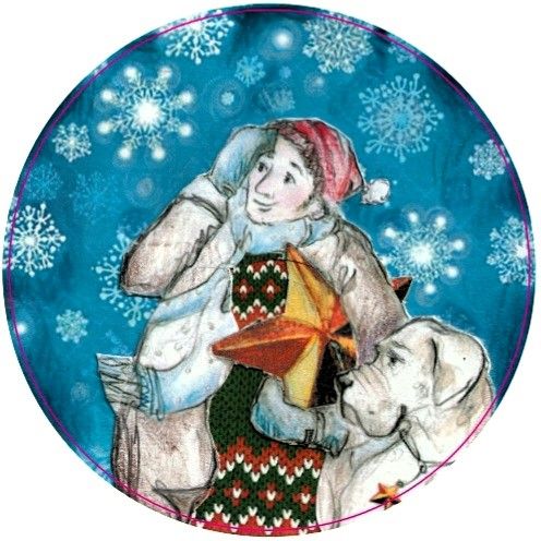 Grosse Weihnachts-Stickers