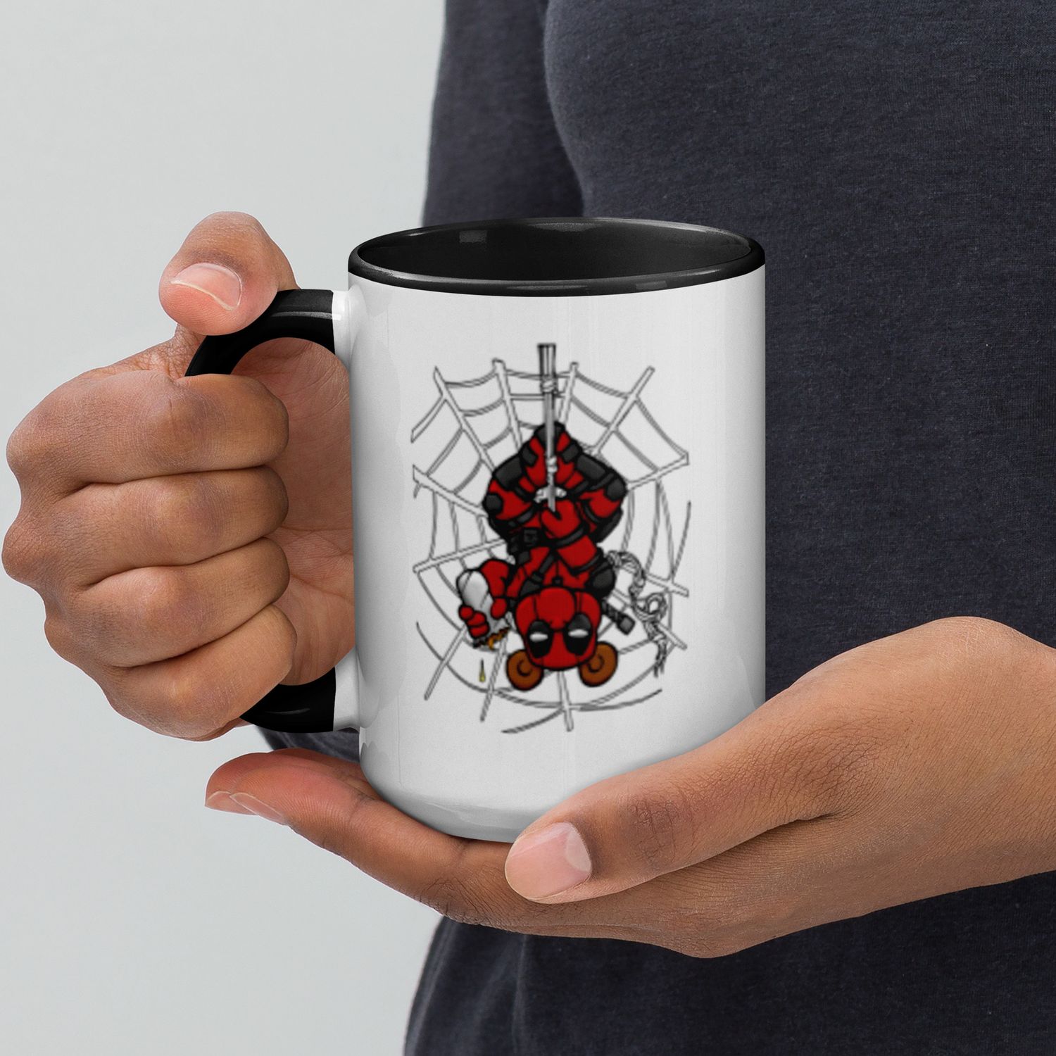 Webslinger Inside Colored Mug