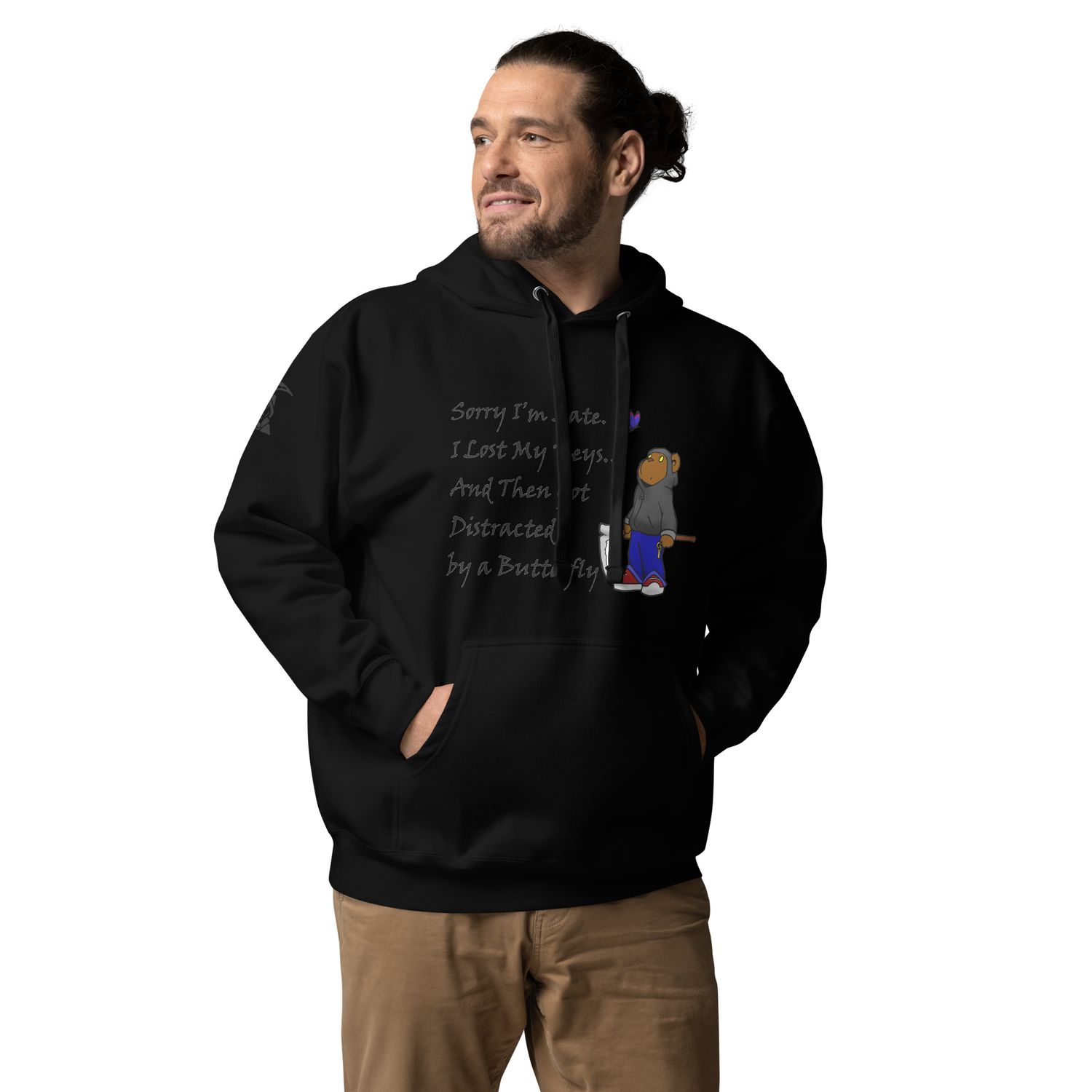 Grim Ted's Butterfly Soft Unisex Graphic Hoodie