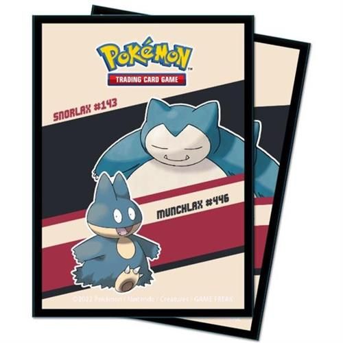 65 BUSTINE STANDARD - POKEMON - SNORLAX & MUNCHLAX