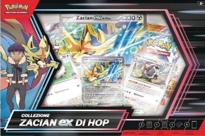 Pokemon Collezione Zacian-ex di Hop 2025 Pokemon Collezione Zacian-ex di Hop 2025