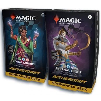 BOX COMMANDER DECK - AETHERDRIFT ETERNAL MIGHT & LIVING ENERGY- ENG