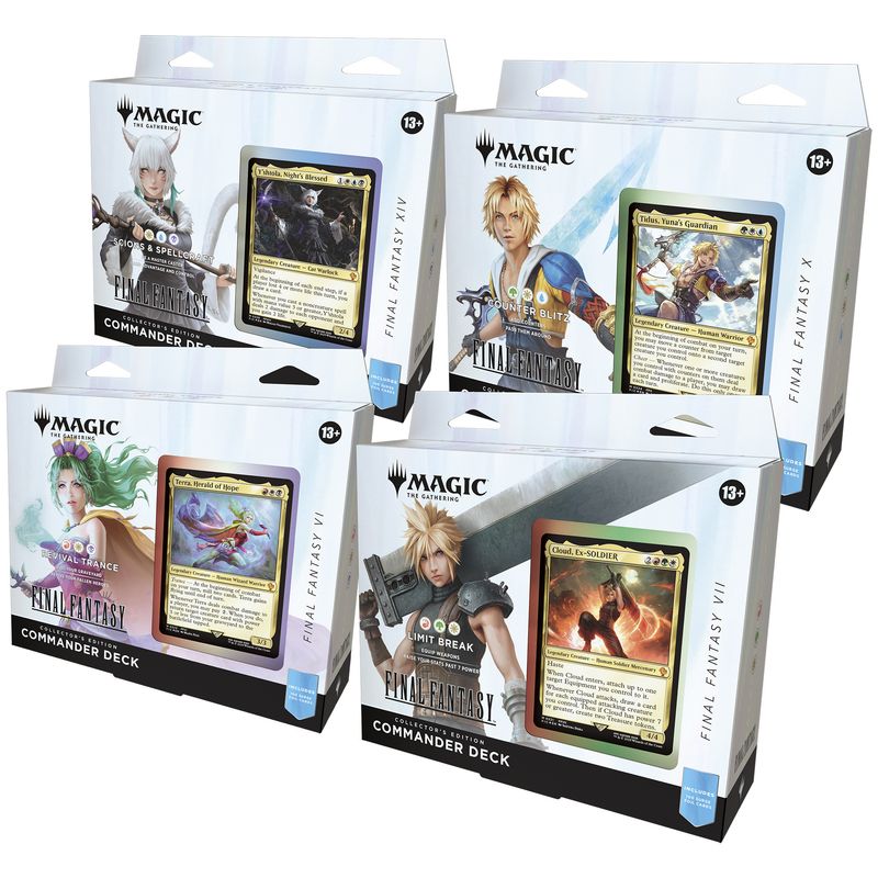 Magic The Gathering Final Fantasy Collector's Commander - Display 4 Deck ENG