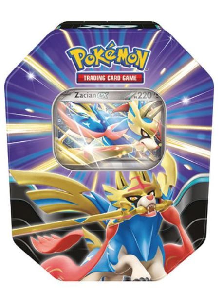 Pokemon Tin Leggende Sovrane Zacian EX ITA Pokemon Tin Leggende Sovrane Zacian EX ITA