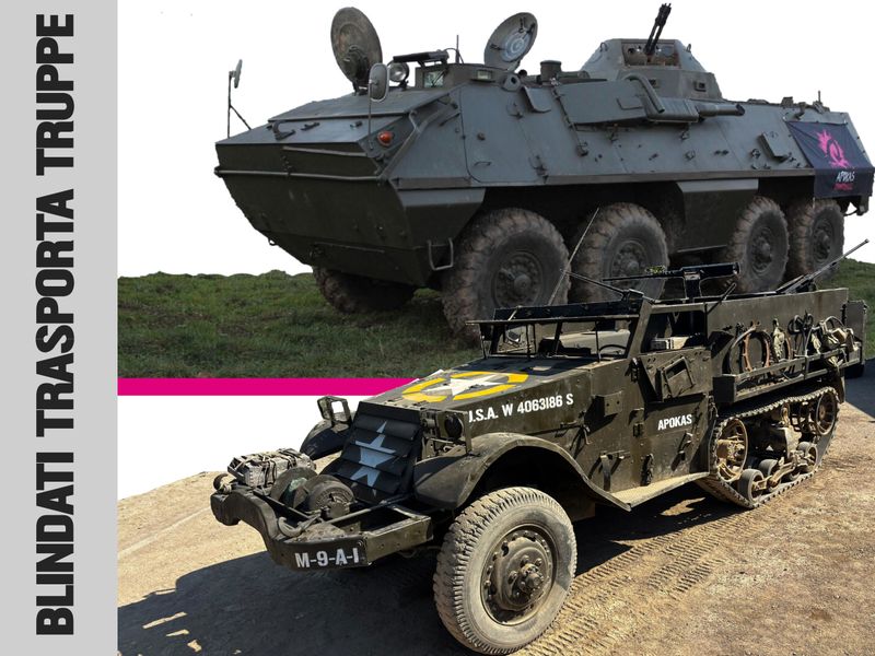 Buono Regalo Pacchetto BLINDATI TRASPORTA TRUPPE per 1 persona