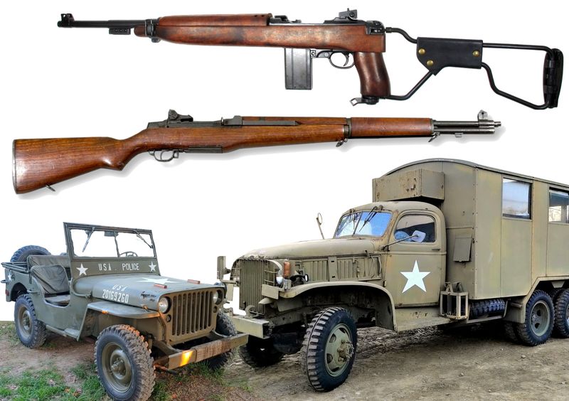 Buono regalo PACCHETTO SECONDA GUERRA MONDIALE  (guida e prova di tiro con repliche) per 1 persona