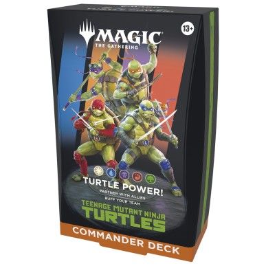 Teenage Mutant Ninja Turtles - Turtle Power! Commander Deck - ENG Teenage Mutant Ninja Turtles - Turtle Power! Commander Deck - ENG