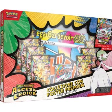 POKEMON - MEGAEVOLUZIONE ASCESA EROICA - COLLEZIONE POSTER PREMIUM MEGA GARDEVOIR - ITA