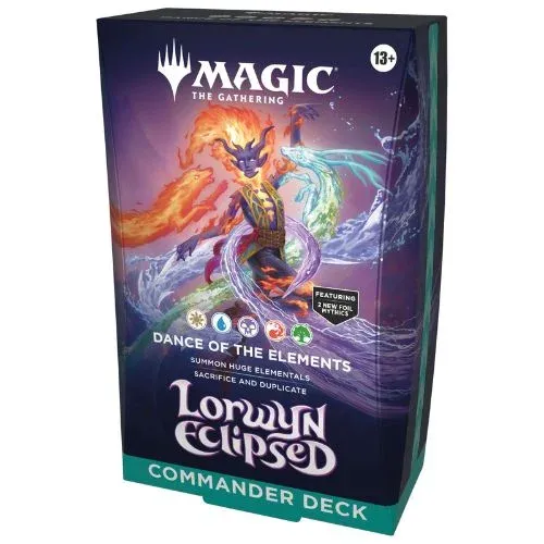 MAGIC THE GATHERING - BOX COMMANDER DECK - LORWIN  - DANCE OF THE ELEMENT - ENG