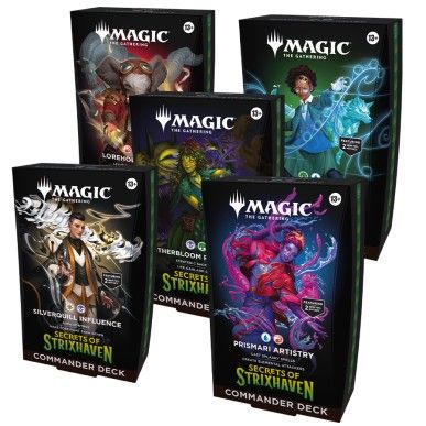 BOX COMMANDER DECK - SECRETS OF STRIXHAVEN (5 MAZZI) - ENG