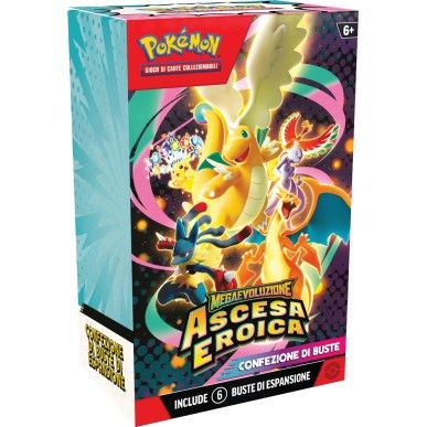 Megaevoluzione: Ascesa Eroica - Bundle 6 Buste - ITA Megaevoluzione: Ascesa Eroica - Bundle 6 Buste - ITA
