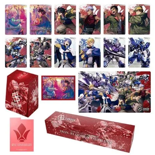 Gundam Card Game PB02 Premium Accessory Set Mobile Suit Gundam Wing - Iron Blooded Orpahns